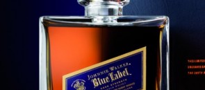 Garrafa do Blue Label Baccarat