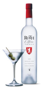 Garrafa da Vodka Roth California