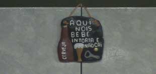 Placa de um Bar