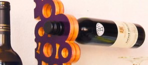 Suporte para garrafa de vinho