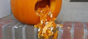 Abóbora vomitando
