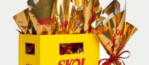 Engradado e ovo de páscoa da Skol