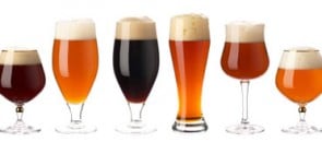 Copos especiais para cerveja