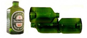 Garrafa tijolo da Heineken
