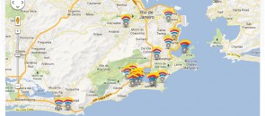 Mapa do Brasil Free WiFi