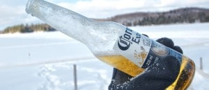 Gelando cerveja