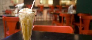 milk shake de cerveja