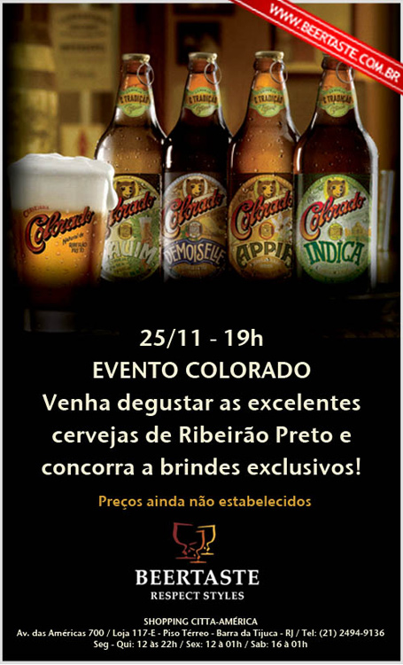 Flyer do Evento da Colorado