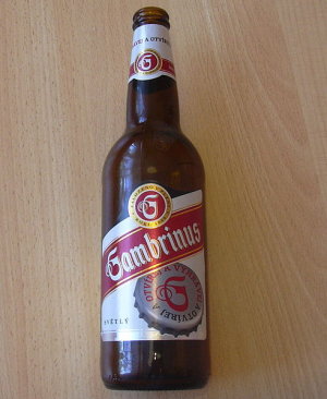 Garrafa da cerveja Gambrinus 10°