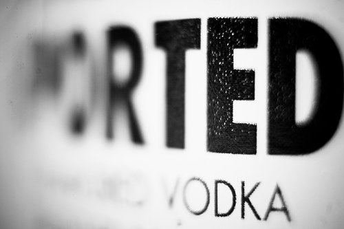 Rótulo de Vodka