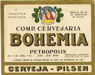 Rótulo da Bohemia