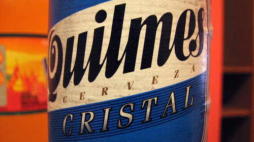 Macro da cerveja Quilmes