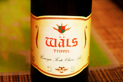 Rótulo da cerveja Wals Trippel