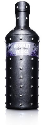 Garrafa da vodka Absolut Rock