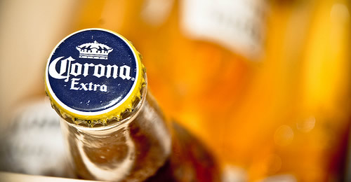 Garrafa da cerveja Corona Extra