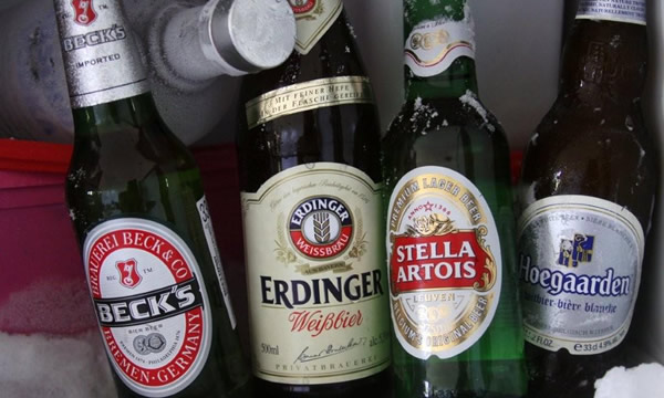 Garrafas de cerveja