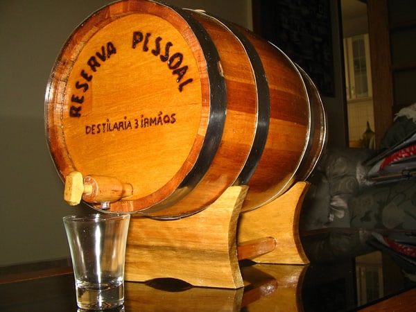 Barril de cachaça