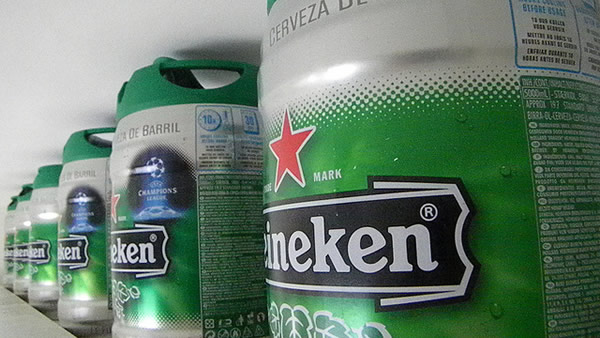 Barril da Heineken