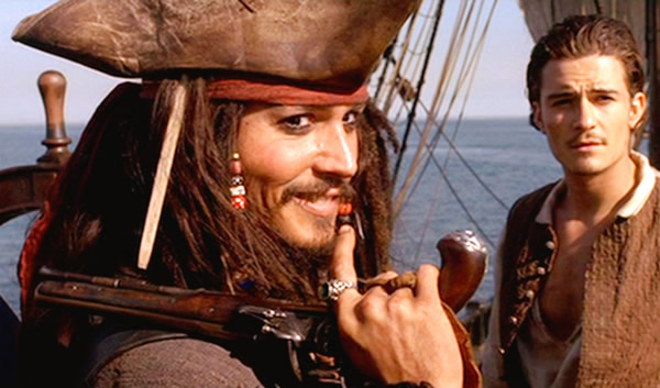 Jack Sparrow rindo