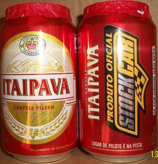 Latas da Itaipava Stock Car