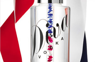 Garrafa da Vodka Diva