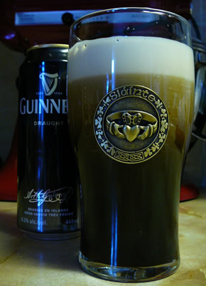 Taça da cerveja Guinness