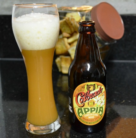 Cerveja Appia no copo certo