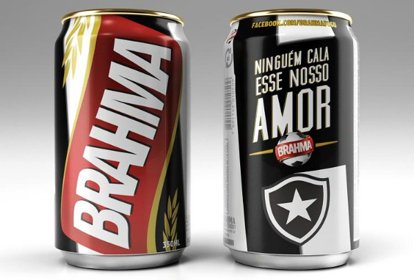 Lata da Brahma pro Botafogo