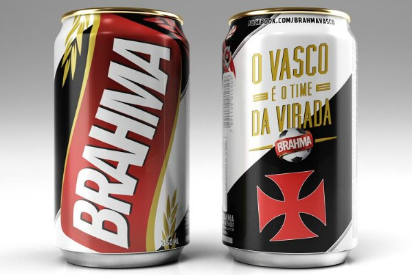 Lata da Brahma pro Vasco