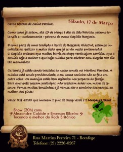 Cartaz St. Patrick's Day