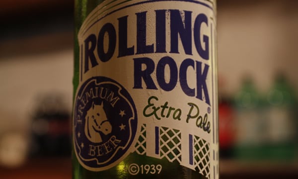 Garrafa da cerveja Rolling Rock