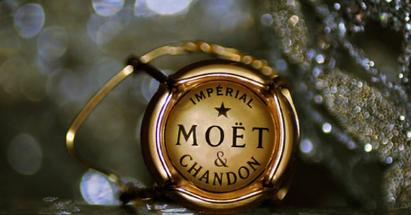 Rolha do champanhe Moet Chandon