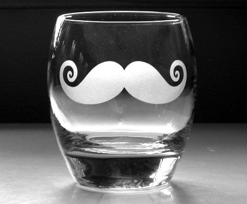 Copo Old Fashioned com bigode