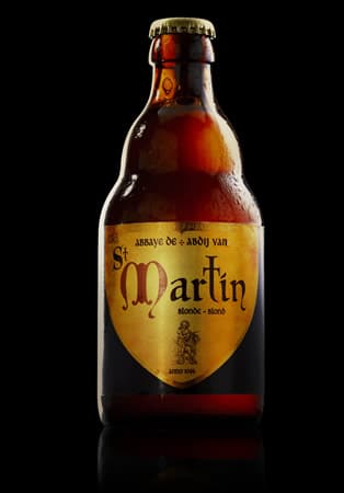 Garrafa da cerveja Saint Martin Blond