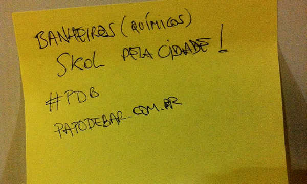 Post-it da Skol 360