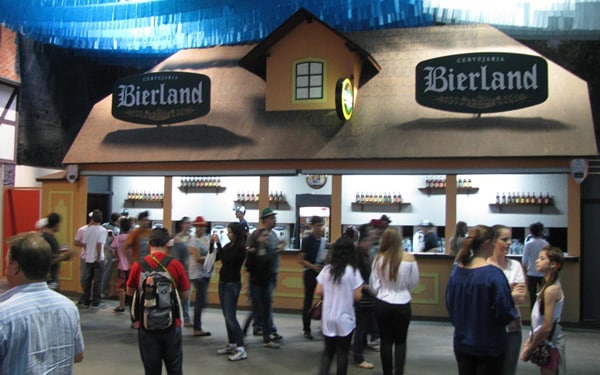 Stand da cervejaria Bierland