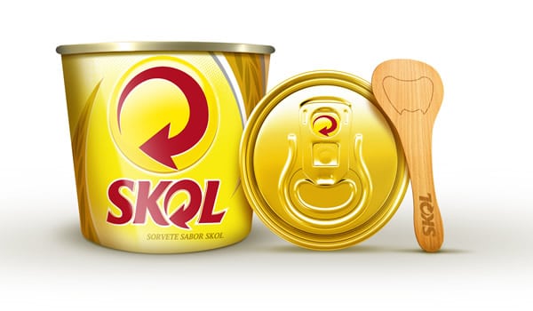 Sorvetinho da cerveja Skol Sorvetinho da cerveja Skol