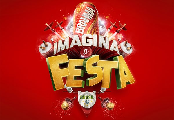 Cartaz Brasil, imagina a festa