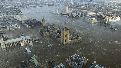 Londres inundada por cerveja