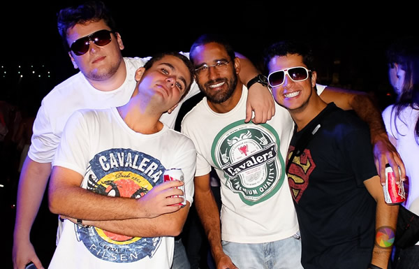 Galera no show do David Guetta