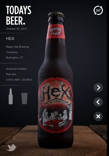 Garrafa da cerveja Hex