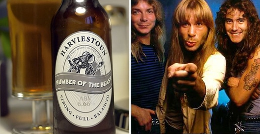 Cerveja da banda Iron Maiden