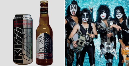 Cerveja da banda Kiss