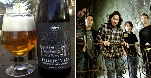 Cerveja da banda Pearl Jam