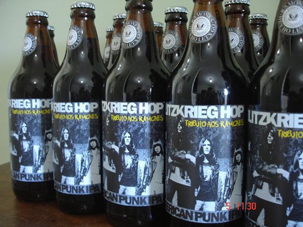 Cerveja da banda Ramones