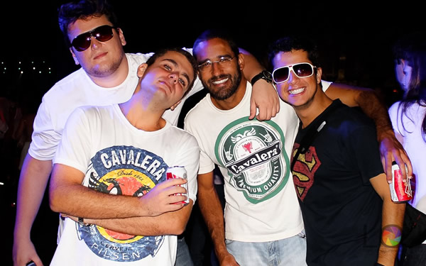 Galera no show do David Guetta