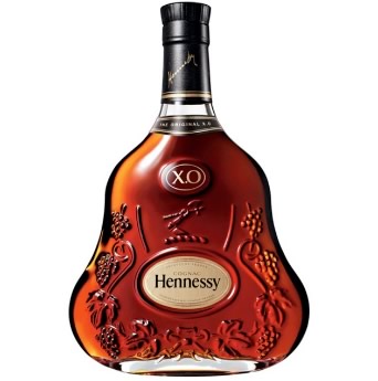 Garrafa de cognac Hennessy