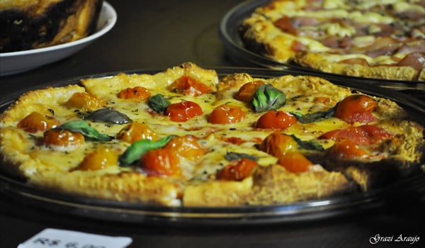 Pizza no evento Procerva