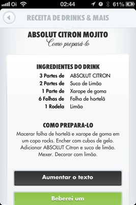 Absolut Drinkspiration