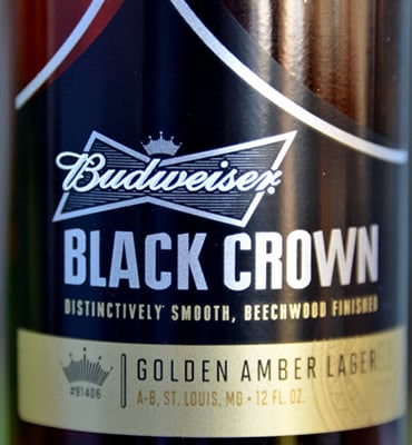 Garrafa da cerveja Black Crown